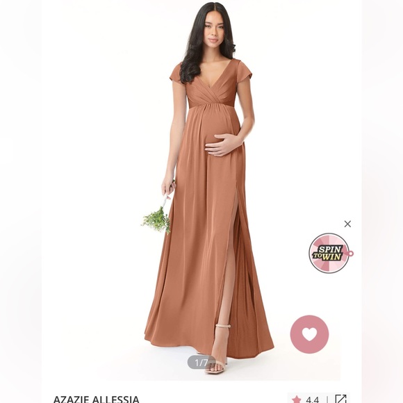 Azazie Maternity Bridesmaids Dress - Picture 1 of 8